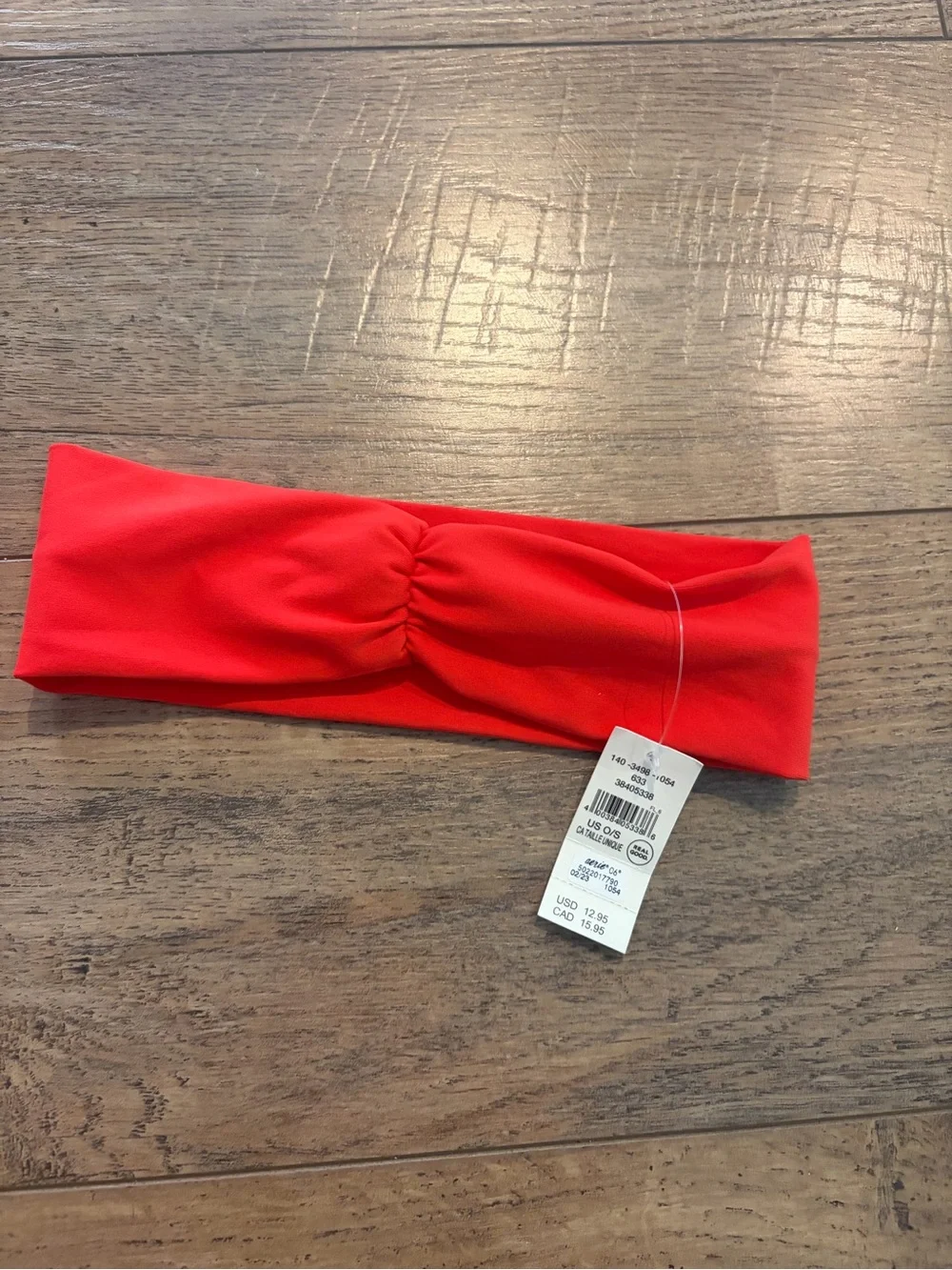 aerie Bright Red Twist Headband